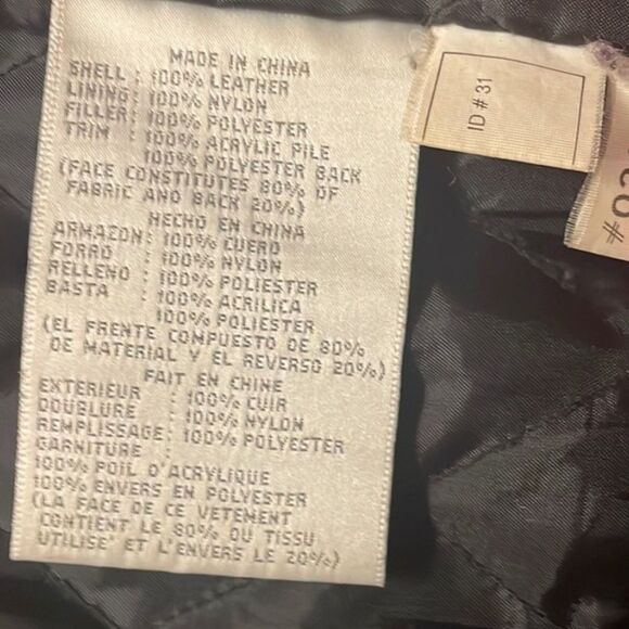 Genuine Leather Coat / Faux-Fur Shawl Collar / Hood and Belted Waist Siz… - Picture 5 of 8